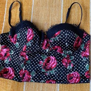 Floral Bustier Top 36C